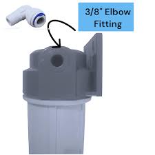 RO FITTINGS ELBOW PRE FILTER BOWLE 3/8 product image